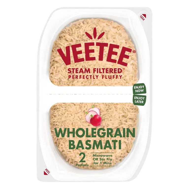 Heat & Eat Wholegrain Basmati Rice Pots 2 x 130g