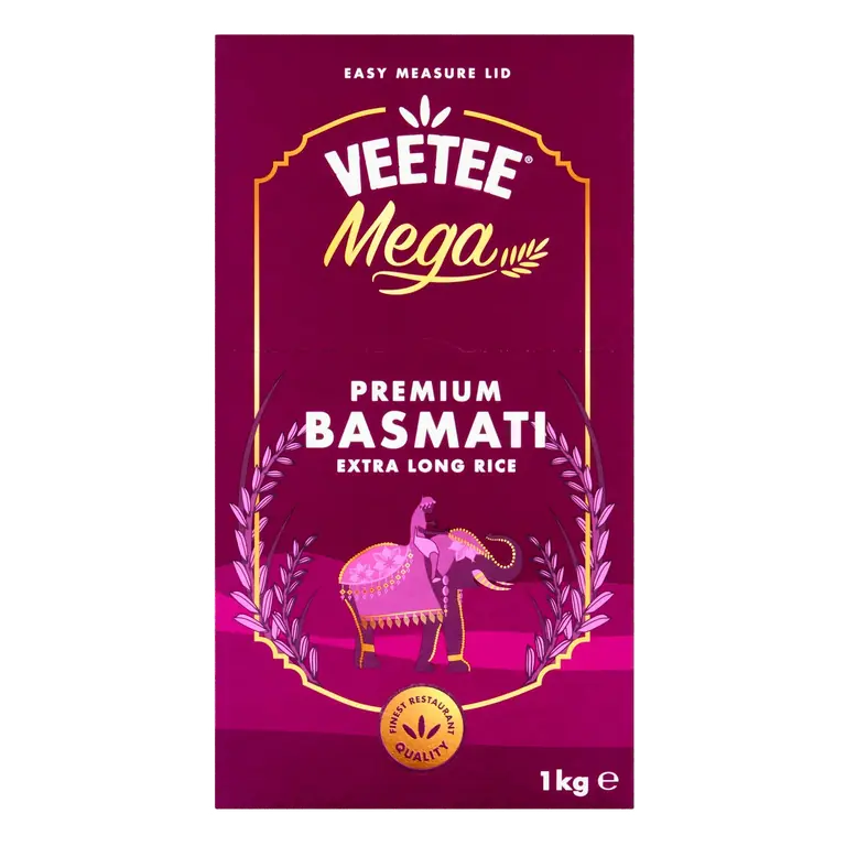 Veetee Mega 1kg Premium Extra Long Basmati Rice