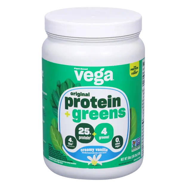 Vega Plant-Based Premium Creamy Vanilla Protein + Supergreens 18 oz