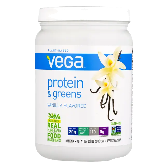 Vanilla Flavored Protein & Greens Drink Mix