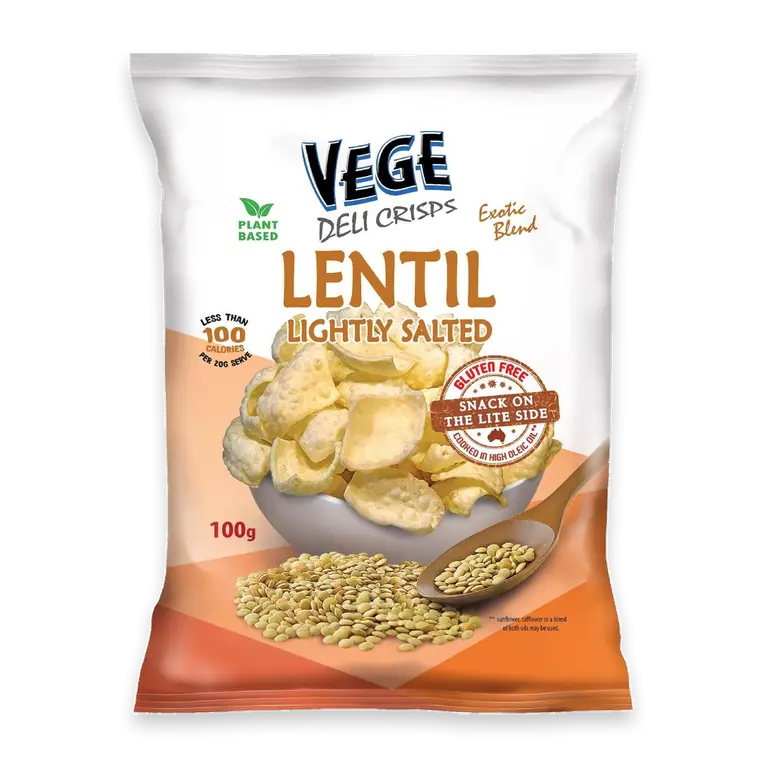 Deli Crisps Lentil Lightly Salted