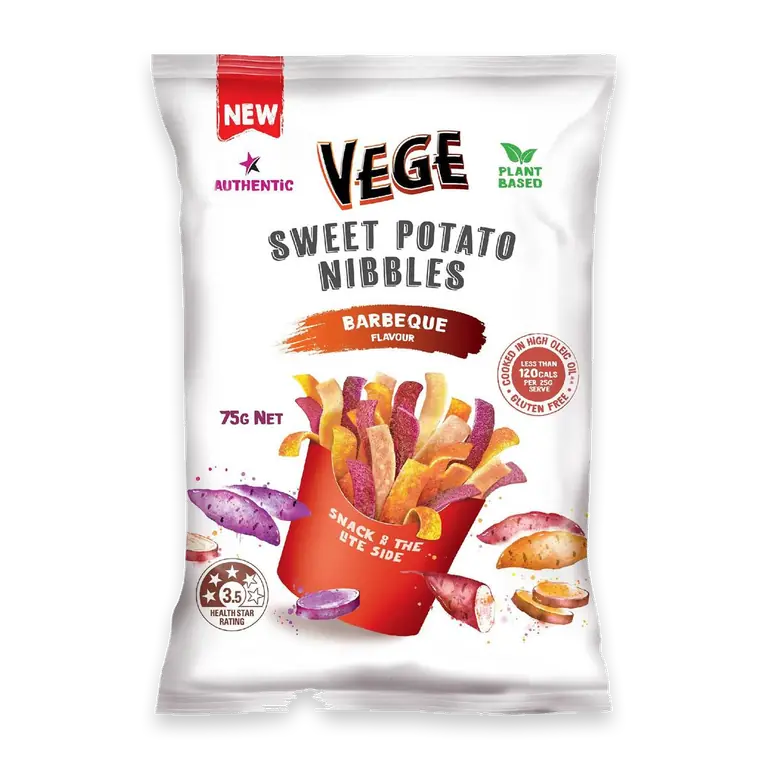 Sweet Potato Nibbles Barbeque Flavour