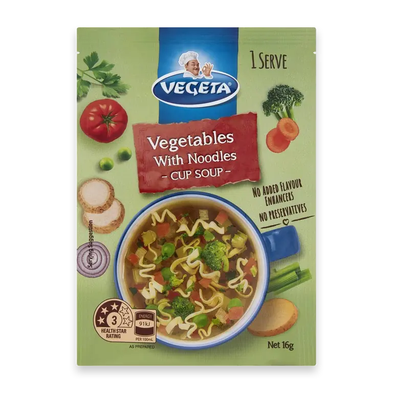 Vegetables With Noodles Cup Soup