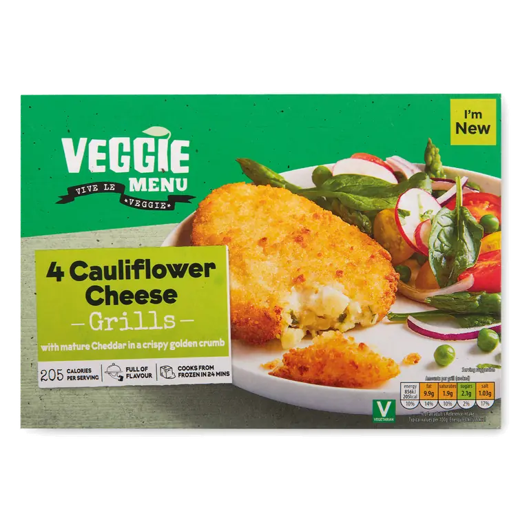 Cauliflower Cheese Grills 4 Pack