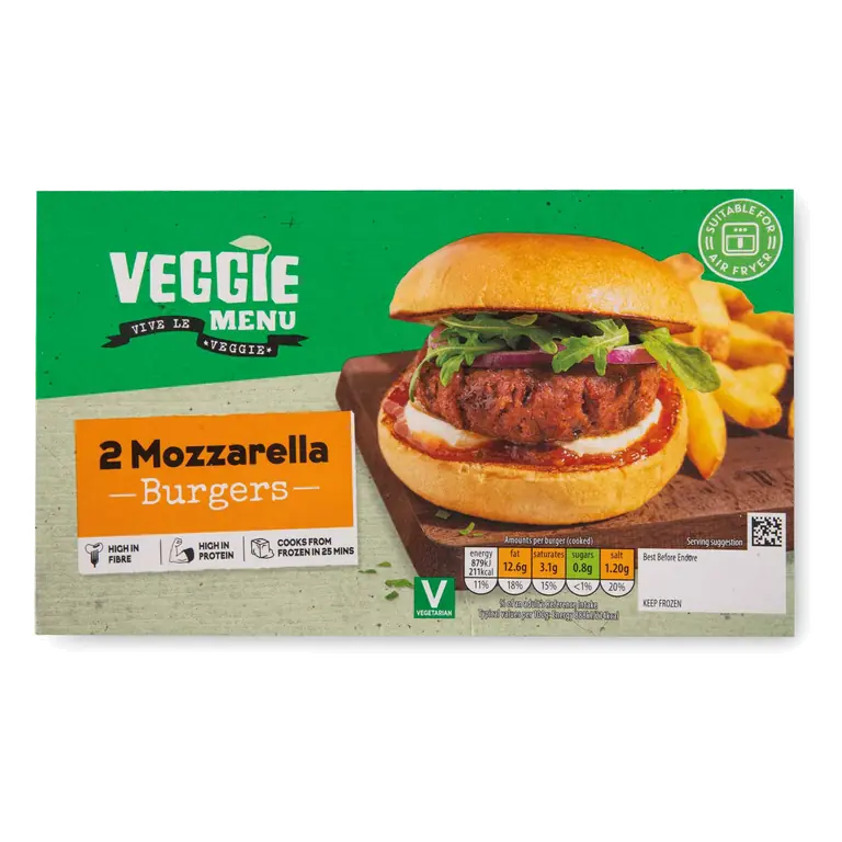 Mozzarella Burgers 2 Pack