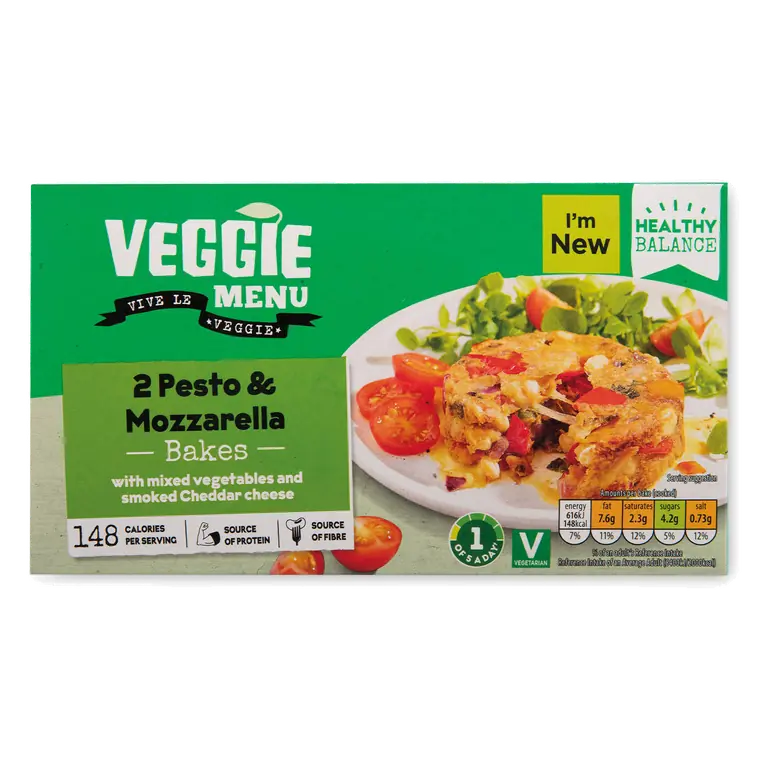 Pesto & Mozzarella Bakes 2 Pack