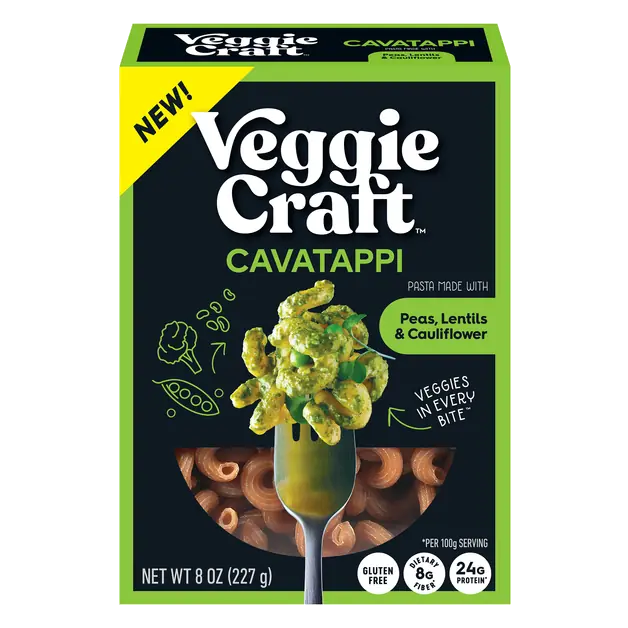 Gluten Free Pea Lentil & Cauliflower Cavatappi Pasta