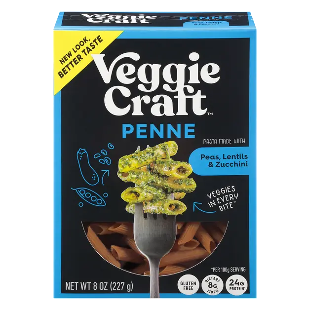Gluten Free Protein Peas Lentils & Zucchini Penne Pasta