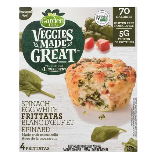 Frozen Frittata Spinach Egg White 227 g