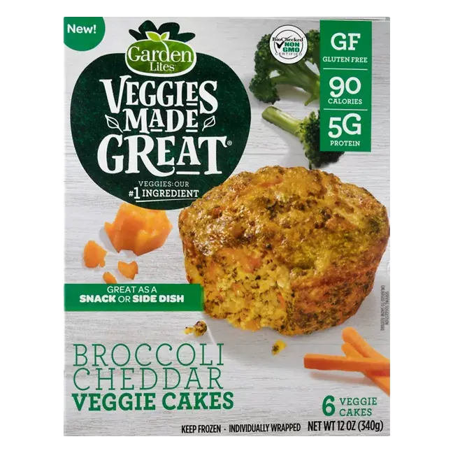 Veggie Cakes, Broccoli Cheddar