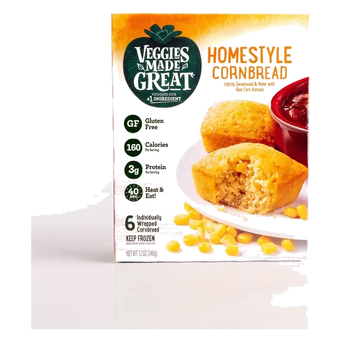 Veggies Made Great Homestyle Frozen Cornbread, 12oz