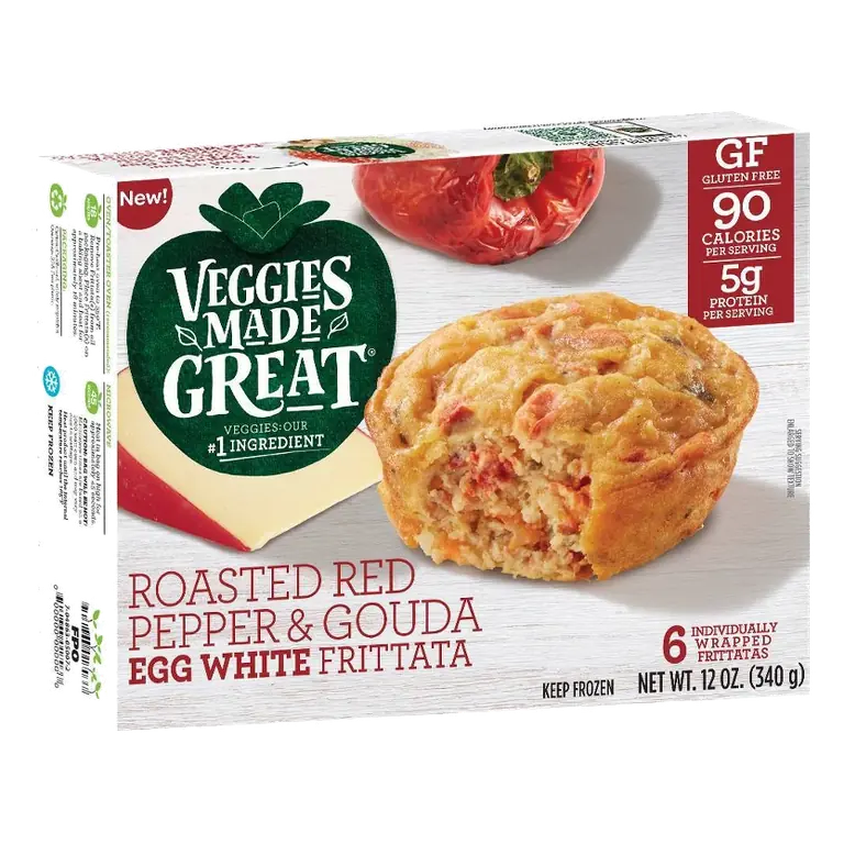 Veggies Made Great Roasted Red Pepper & Gouda Frittata, 12oz: Gluten-Free