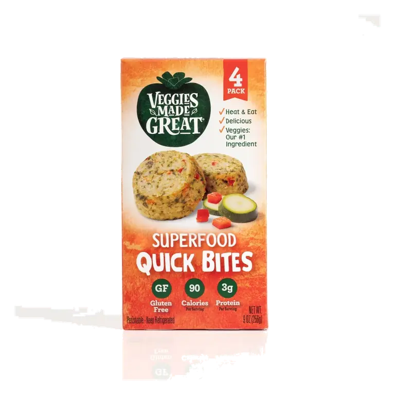 Veggies Made Great Superfood Quick Bites, 9oz/4ct: Gluten-Free