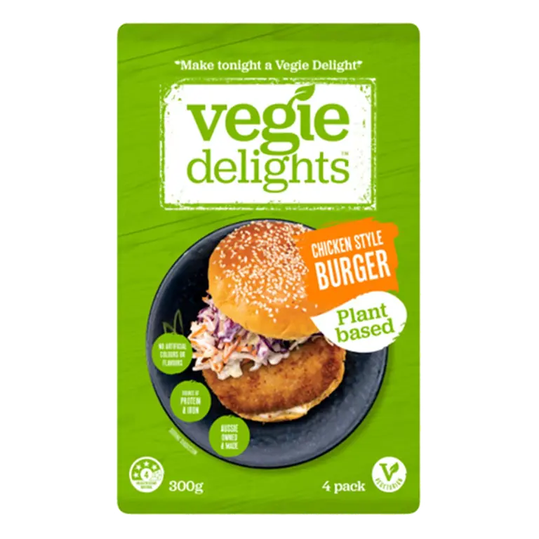 Plant Based Chicken Style Burgers