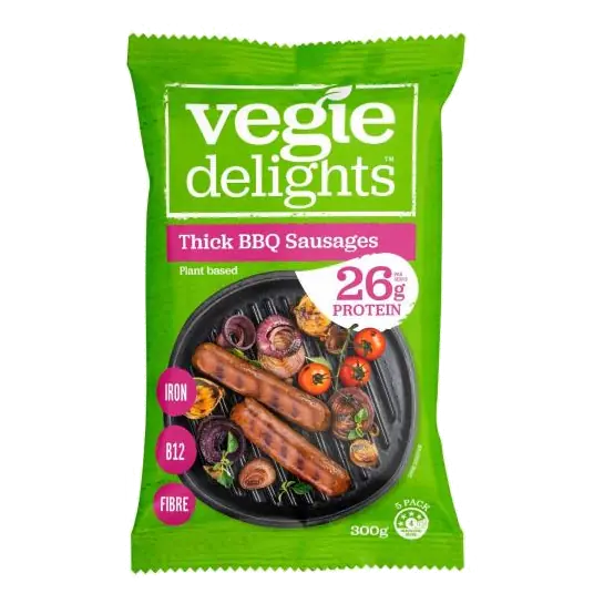 Plant Based Thick BBQ Sausages
