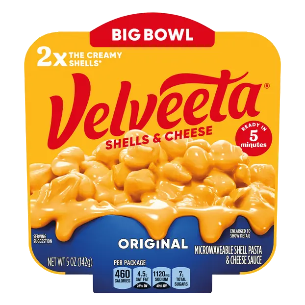Big Bowl Original Shells & Cheese Pasta Microwaveable