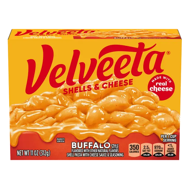 Buffalo Style Shells & Cheese Pasta