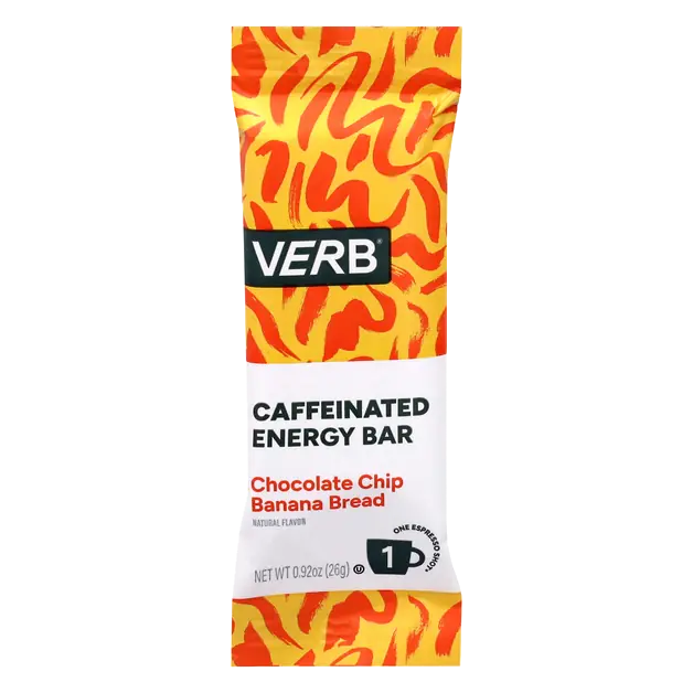 Chocolate Chip Banana Bread Caffeinated Energy Bar
