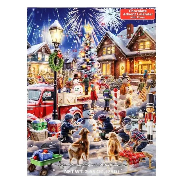 Chocolate Advent Calendar with Poem
