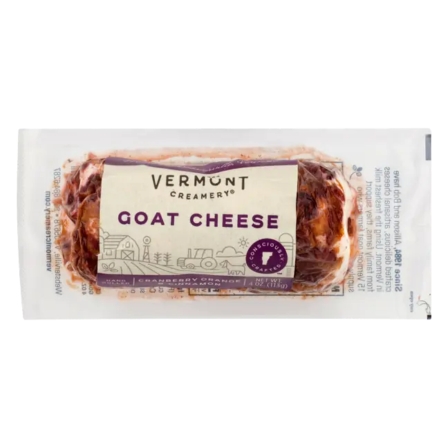 Cranberry Orange & Cinnamon Goat Cheese Log