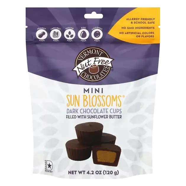 Dark Chocolate Cups Mini Sun Blossoms