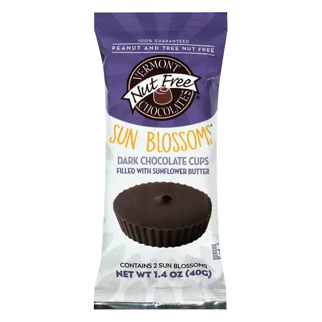 Dark Chocolate Cups Sun Blossoms