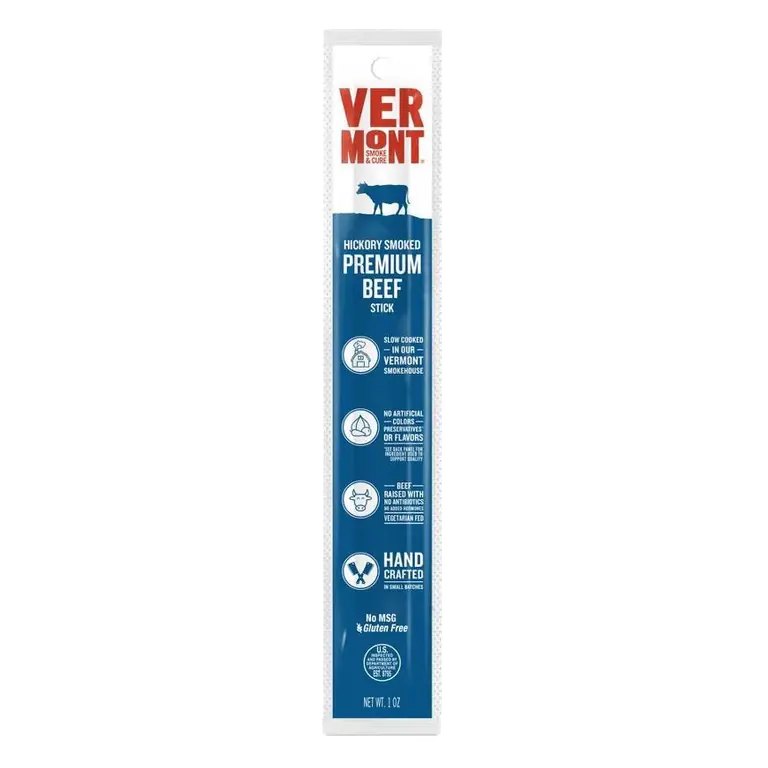 Vermont Smoke & Cure Premium Beef Single Meat Stick, 1oz