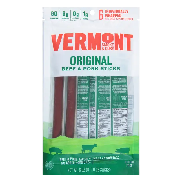 Original 6g Protein Beef & Pork Sticks - 6 ct