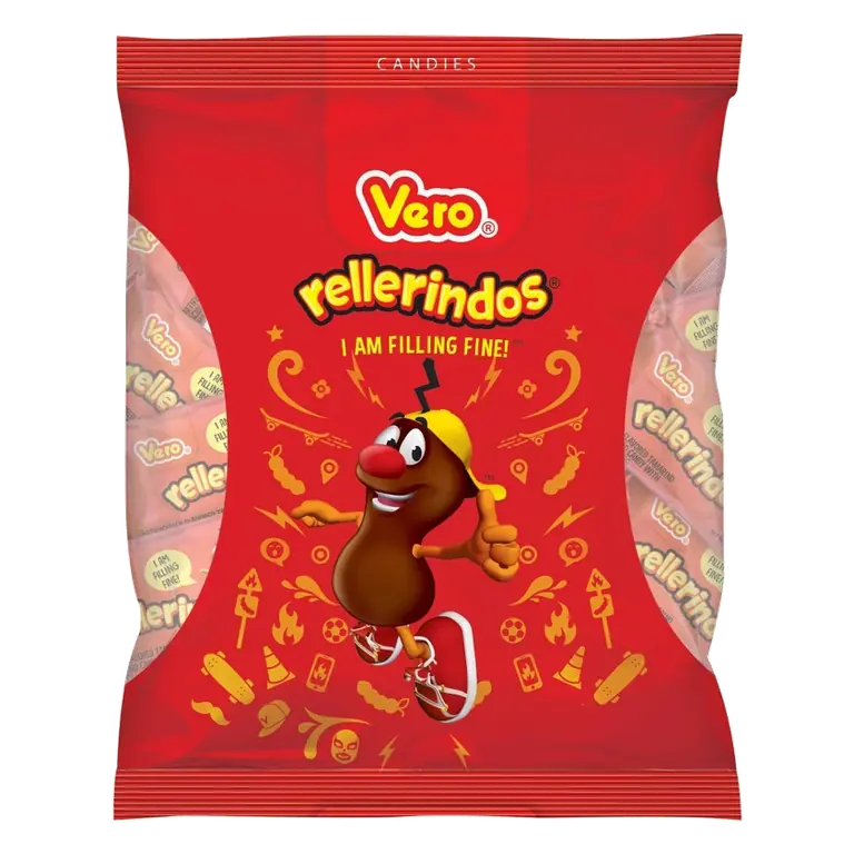 Vero Rellerindos Hard Candy With Chili Pepper Filling, 4.94oz