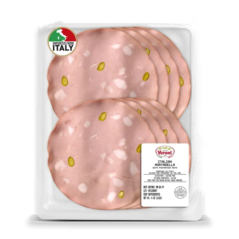 Veroni Italian Mortadella With Pistachio Nuts