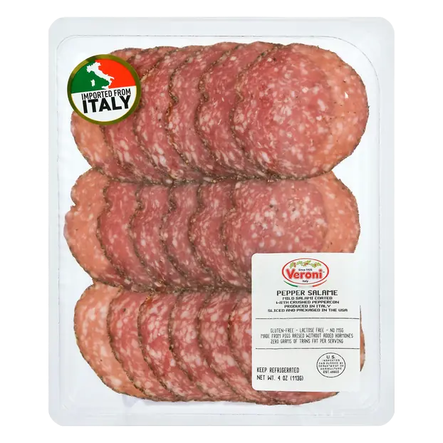 Pepper Salame Sliced