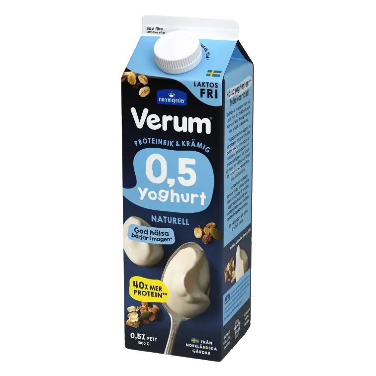 Yoghurt Naturell Laktosfri 0,5% 1000g
