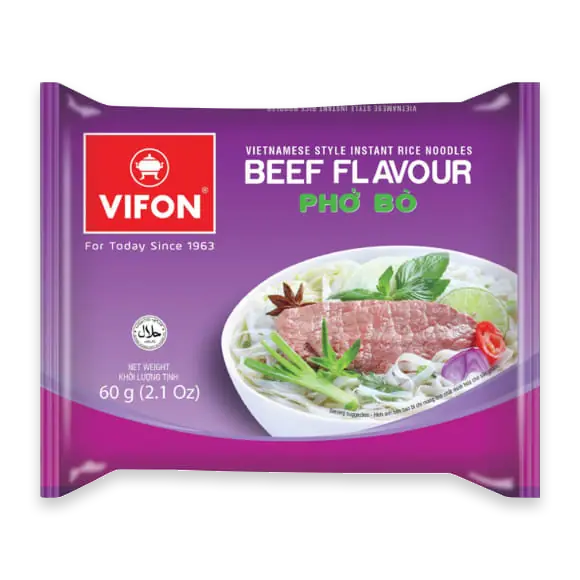 Beef Flavour Rice Noodles Pho Bo