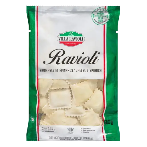 Frozen Ravioli Cheese And Spinach 600 g