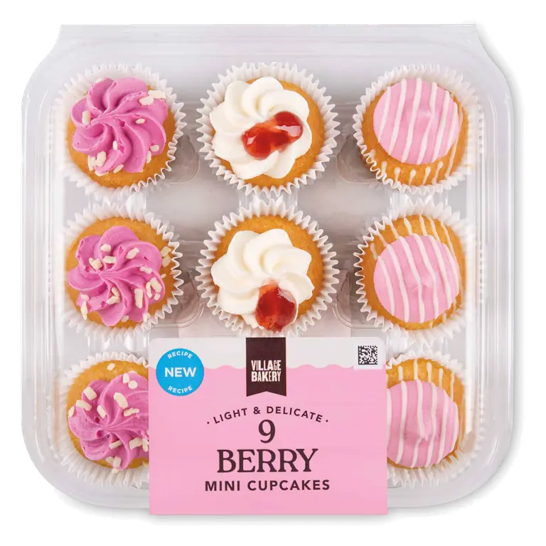Berry Mini Cupcakes