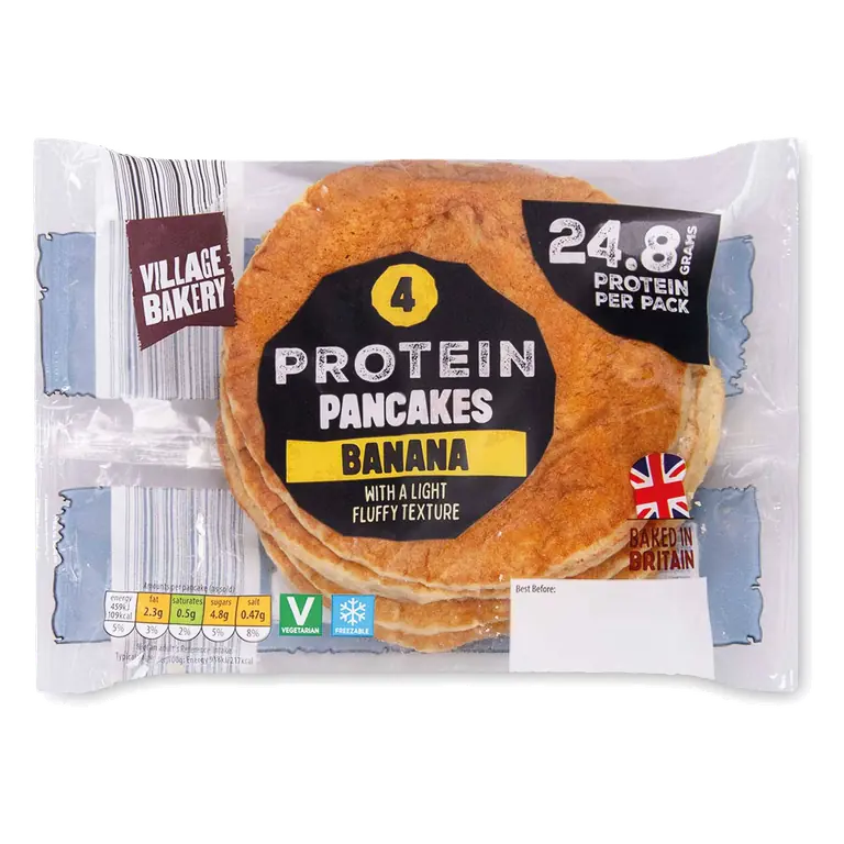 High Protein Banana Pancakes