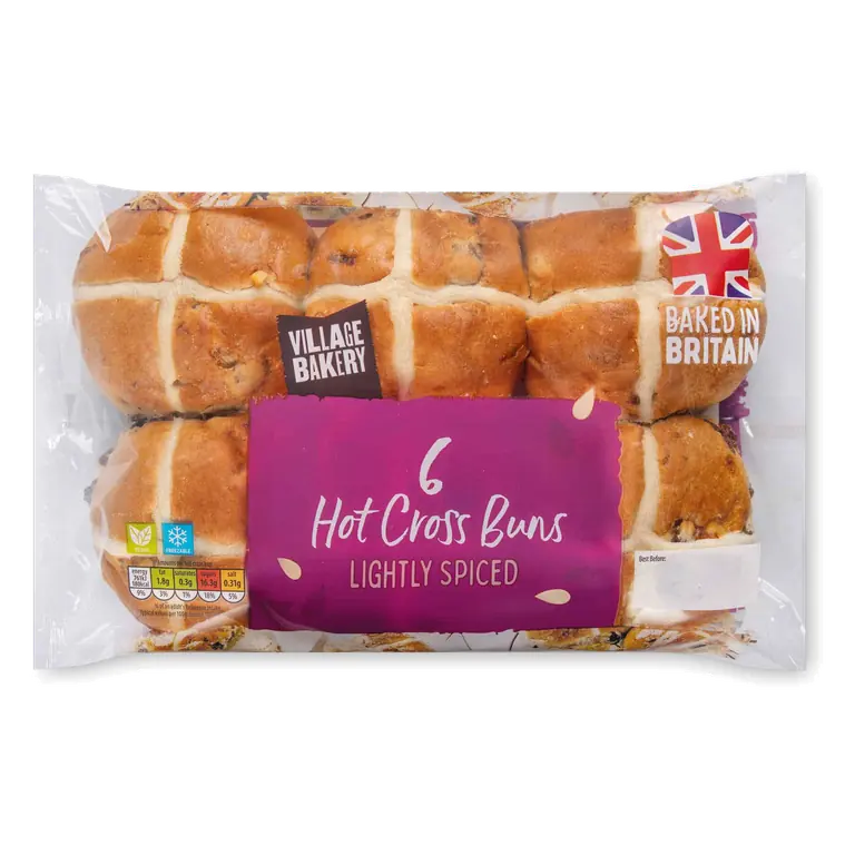 Hot Cross Buns 6 Pack