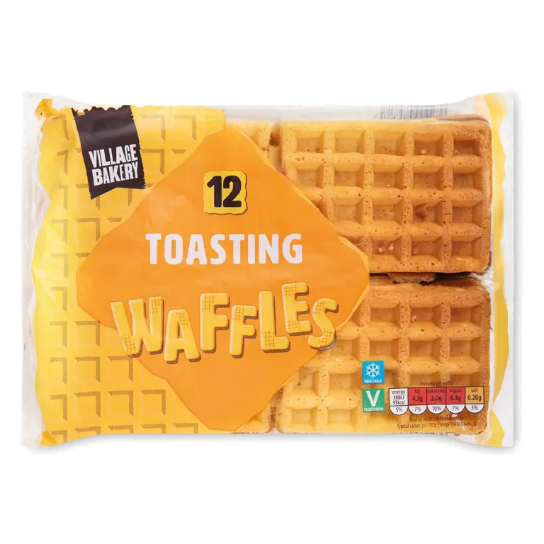Plain Toasting Egg Waffles