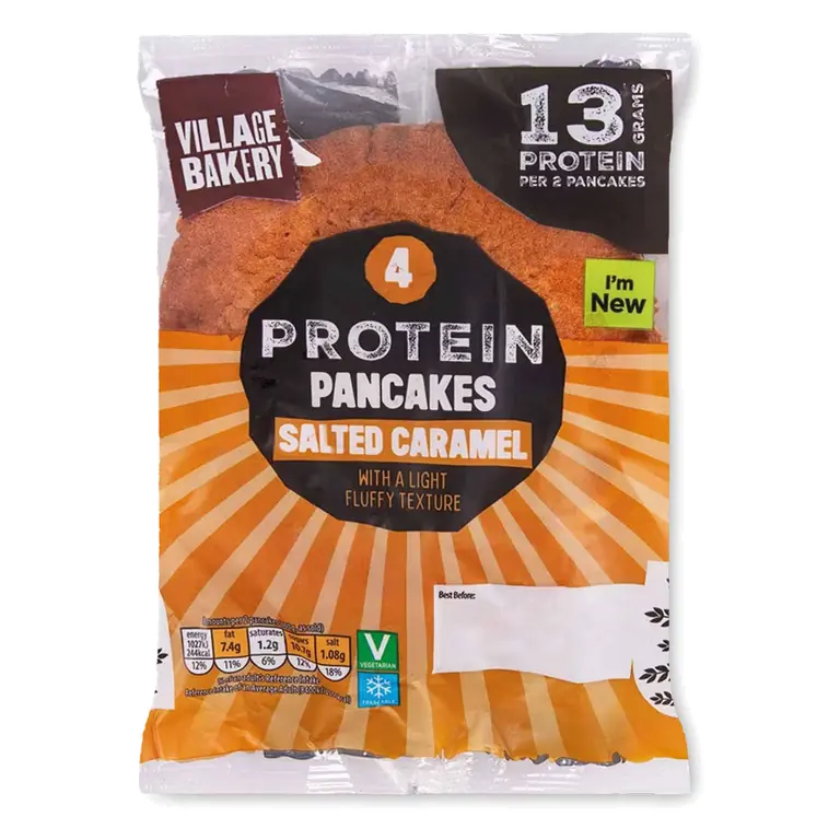 Protein Salted Caramel Pancakes