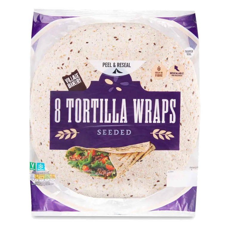 Seeded Tortilla Wraps