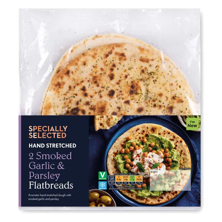 Smoked Garlic & Parsley Flatbreads
