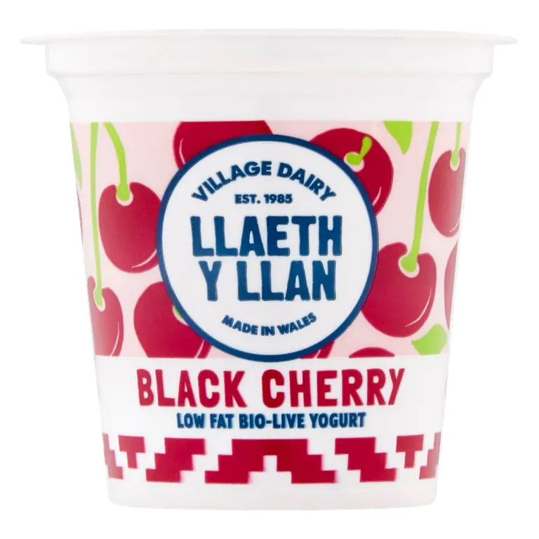Llaeth Y Lan Black Cherry Yogurt