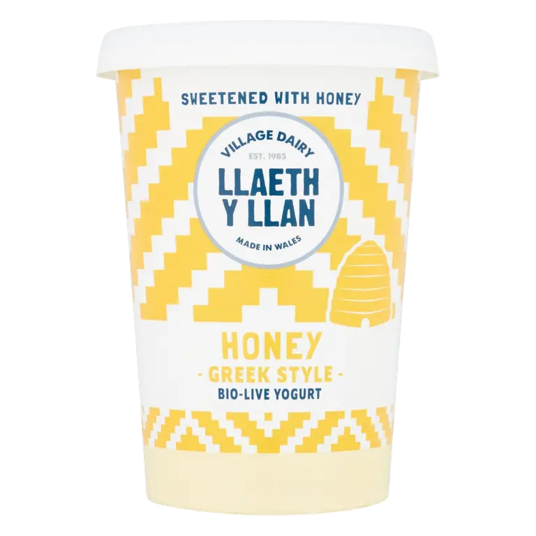 Llaeth Y Llan Honey Greek Style Yogurt 450g