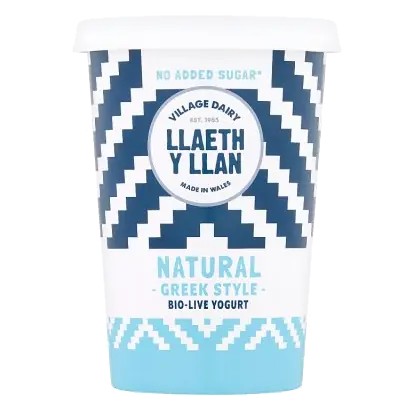 Llaeth Y Llan Natural Bio-Live Greek Yogurt