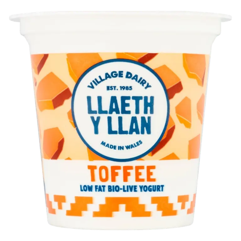 Llaeth Y Llan Toffee Bio Live Yogurt