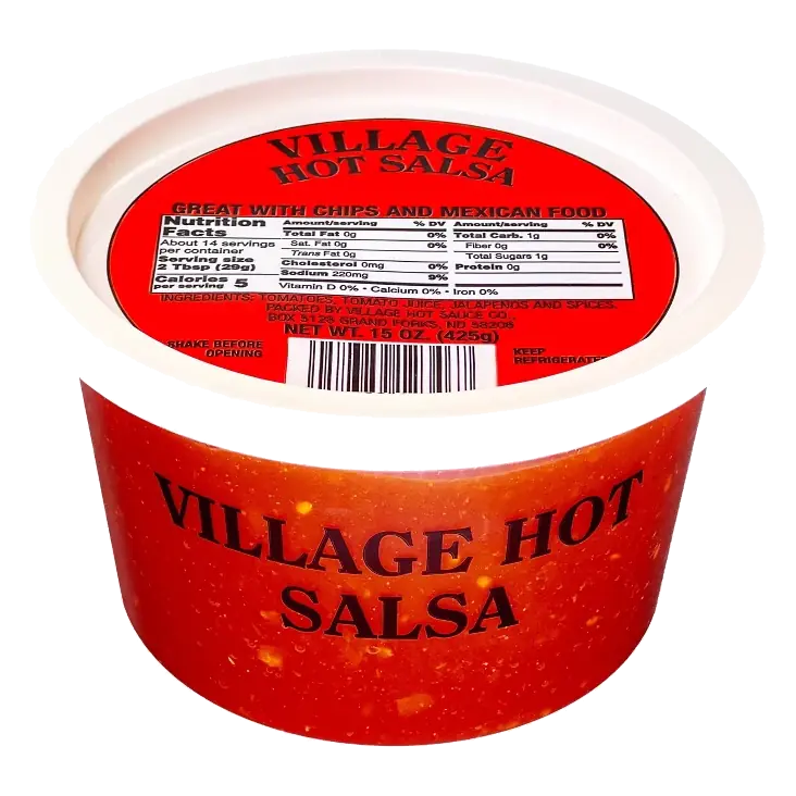 Village Hot Salsa, 15oz