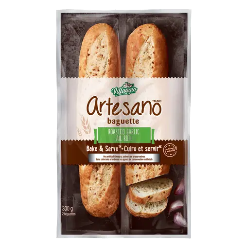Artesano Baguettes Roasted Garlic 300 g