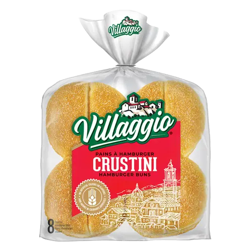 Hamburger Buns Crustini 8 x 77 g