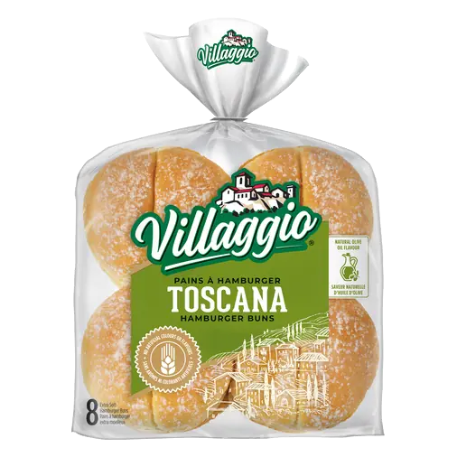 Hamburger Buns Toscana Extra Soft 8 x 66 g
