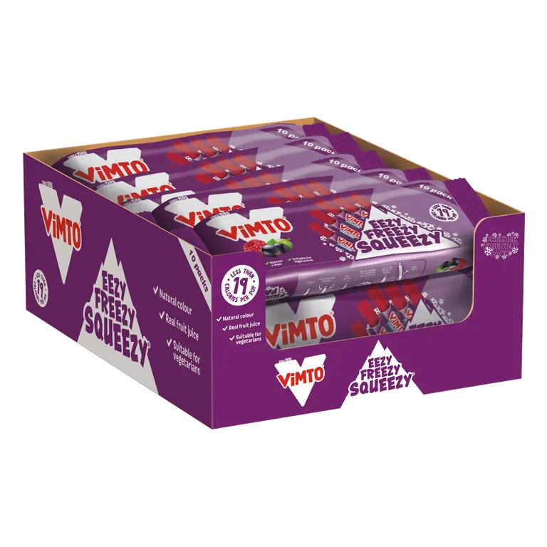 Vimto Eezy Freezy Squeezy 10 x 60ml (600ml)